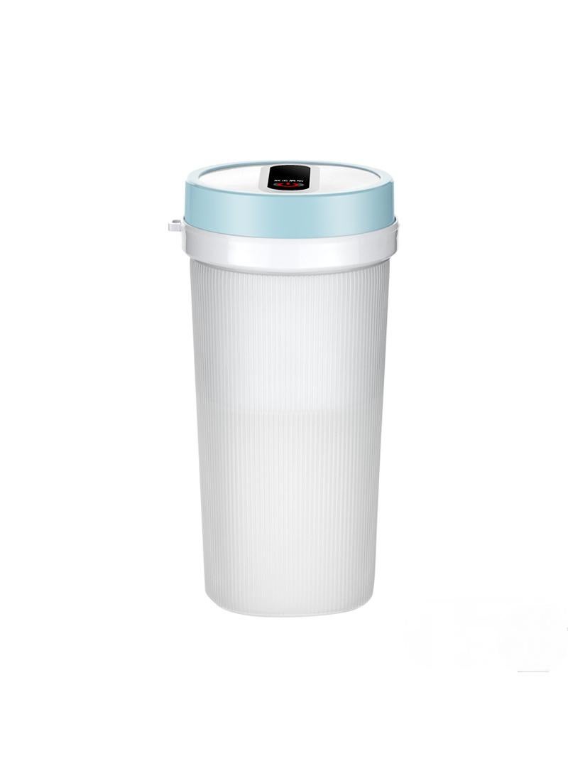 Portable Electric Juicer Cup Outdoor Wireless Fruit Stirring Cup Blue 1300mah