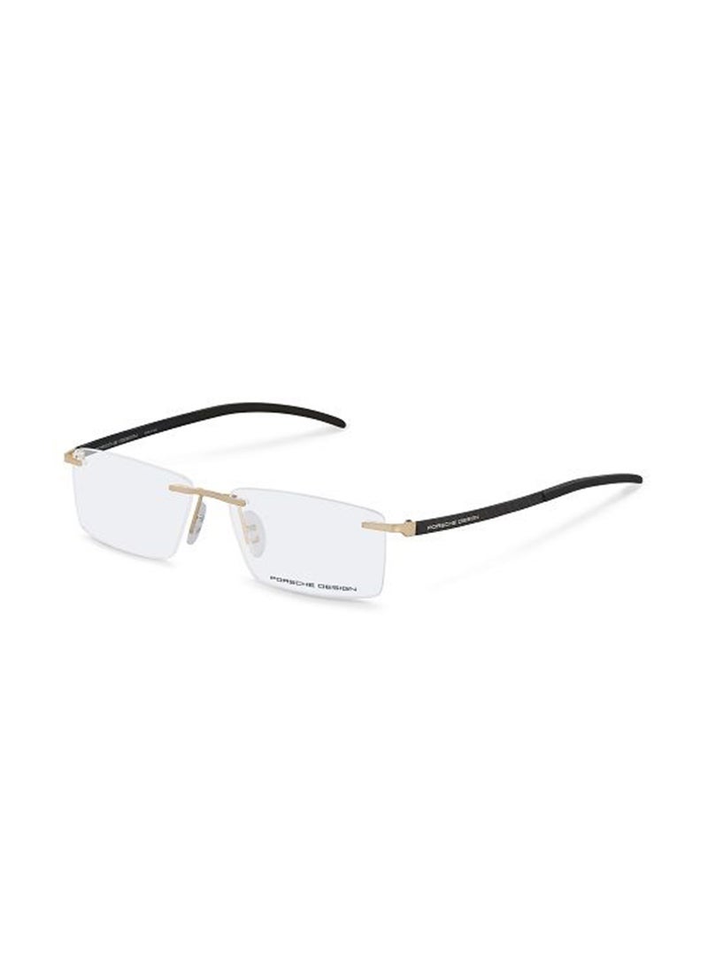 Men's Pilot Eyeglass Frame - P8341 B 56 - Lens Size: 56 Mm