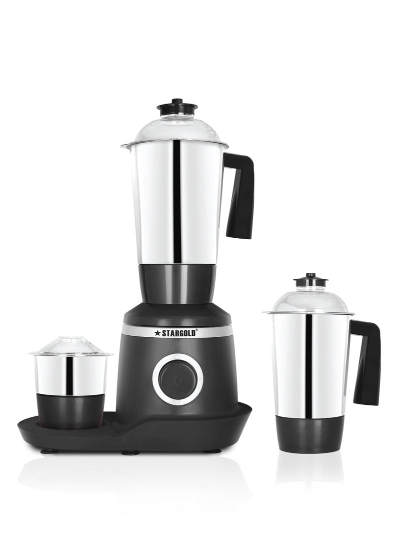 3 in 1 Mixer Grinder With Stainless Steel Powerful Copper Motor 800W