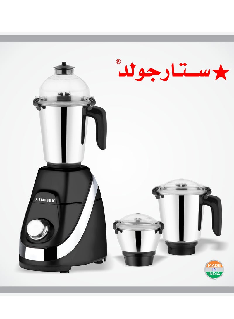 3 in 1 mixer grinder with stainless steel 850W powerful motor