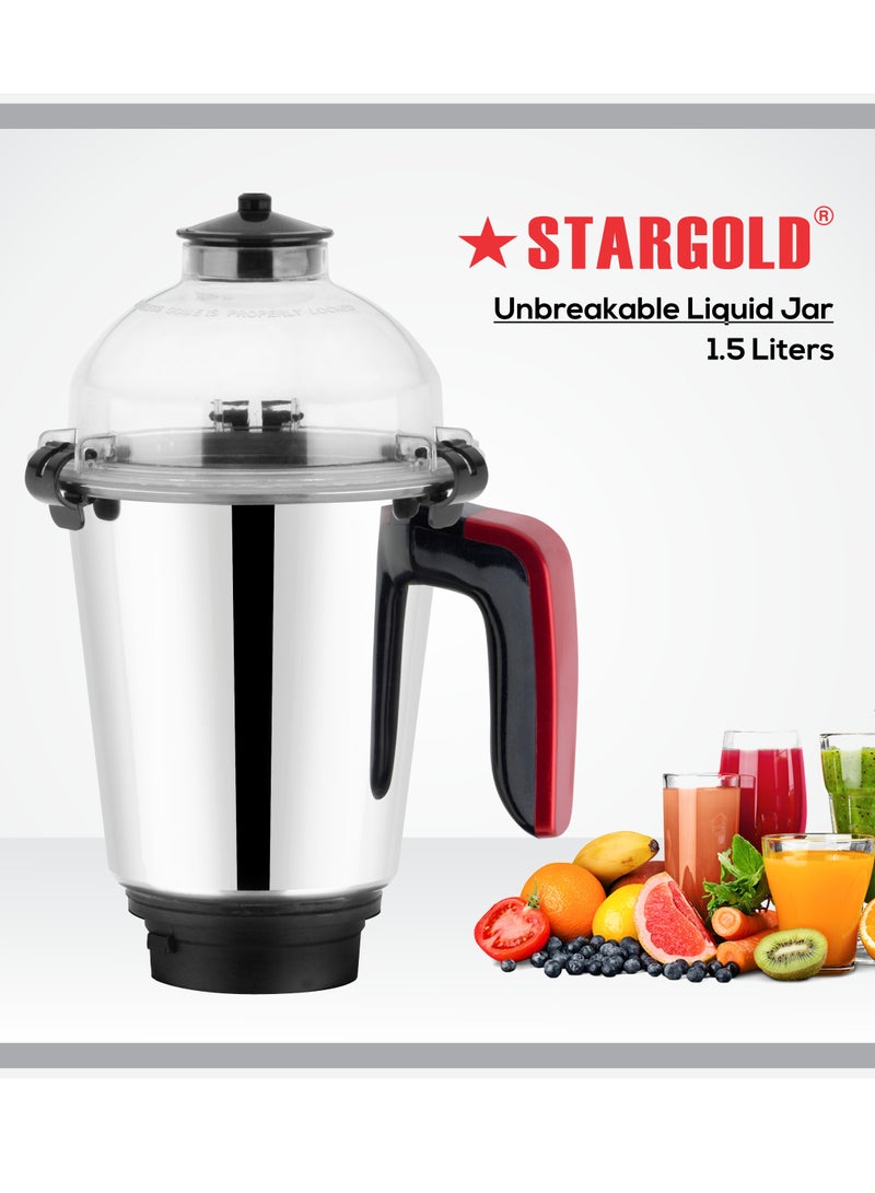 3 in 1 mixer grinder with stainless steel 850W powerful motor