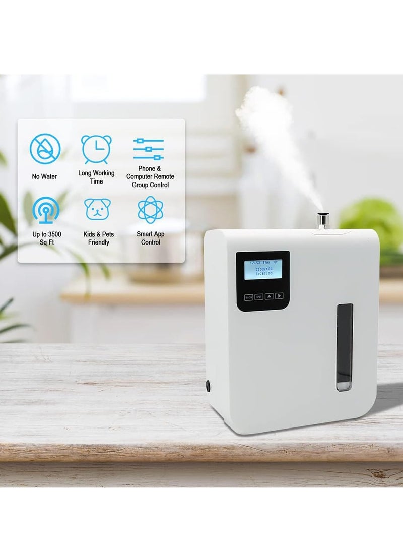 Bluetooth & WiFi Smart Atomizing Essential Oil Diffuser w/Cold-Air Diffusion Technology, Essential Oil Aromatherapy Diffuser for Home, Office, 300 ml