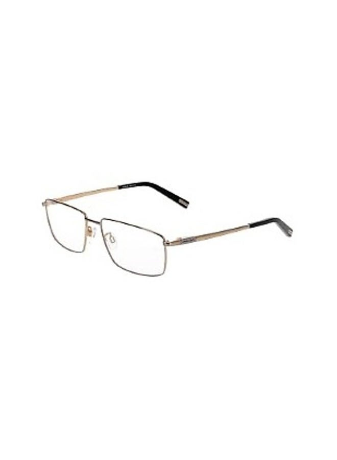 Men's Rectangle Blue Light Filter Eyeglasses - MOD 35821 6500 59 - Lens Size: 59 Mm