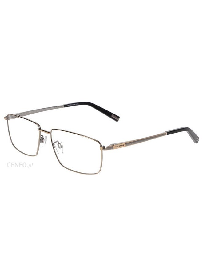 Men's Rectangle Blue Light Filter Eyeglasses - MOD 35821 6500 59 - Lens Size: 59 Mm