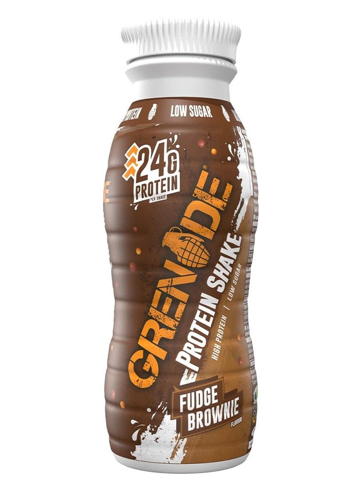 Grenade Protein Shake 24g Protein Fudge Brownie 8×330ml