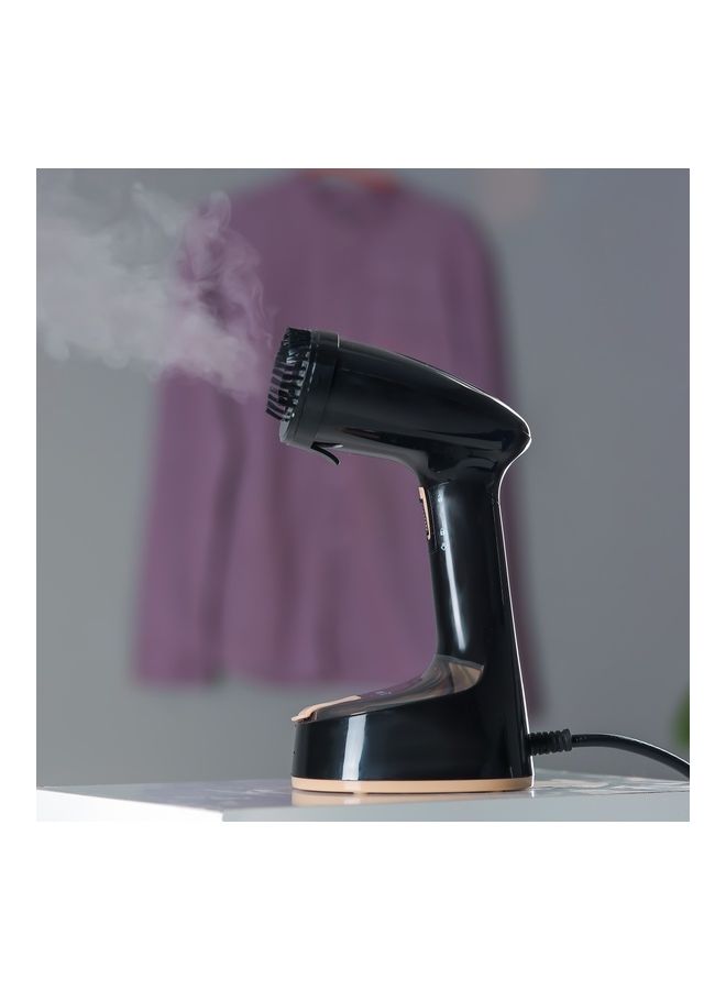 Handheld Garment Steamer Equipped with Stainless Steel Head 120 ml 1470 W GGS25034 Black