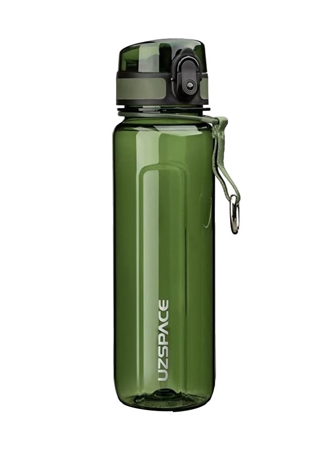 Uzspace 6018 Tritan Plastic Water Bottle, 500 ml Capacity, Green