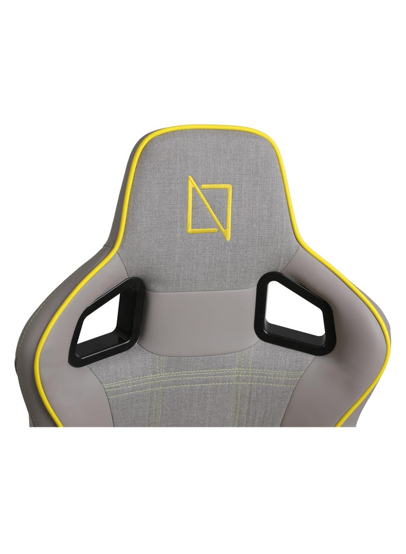 Navodesk APEX AIR Ergonomic Gaming Chair with Magnetic Memory Foam Headrest Lumbar Support LEMON FORMULA SERIES