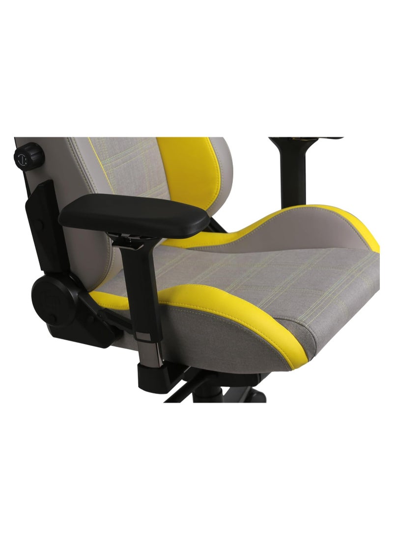 Navodesk APEX AIR Ergonomic Gaming Chair with Magnetic Memory Foam Headrest Lumbar Support LEMON FORMULA SERIES