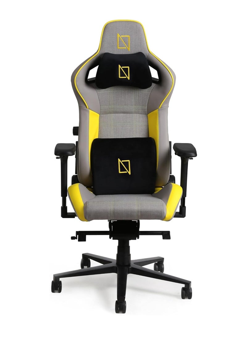 Navodesk APEX AIR Ergonomic Gaming Chair with Magnetic Memory Foam Headrest Lumbar Support LEMON FORMULA SERIES