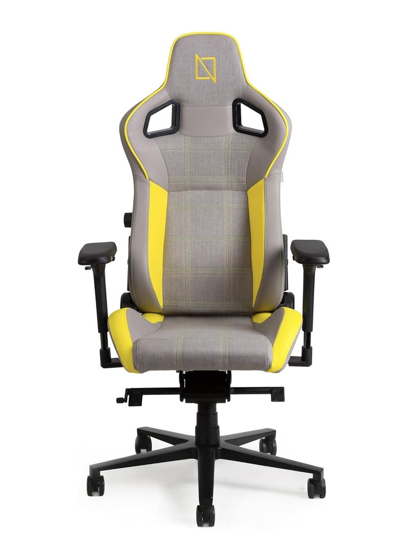 Navodesk APEX AIR Ergonomic Gaming Chair with Magnetic Memory Foam Headrest Lumbar Support LEMON FORMULA SERIES