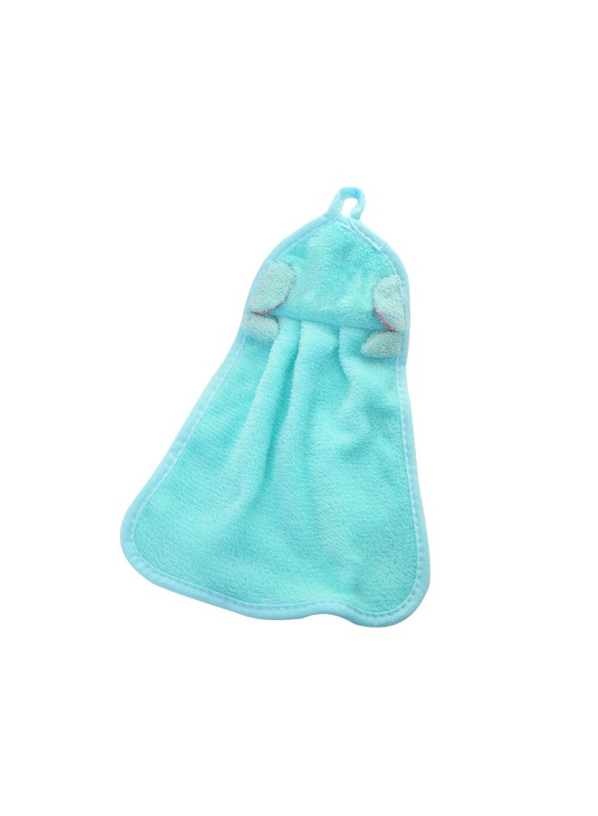 Animal Printed Hand Towel Blue 33x24cm