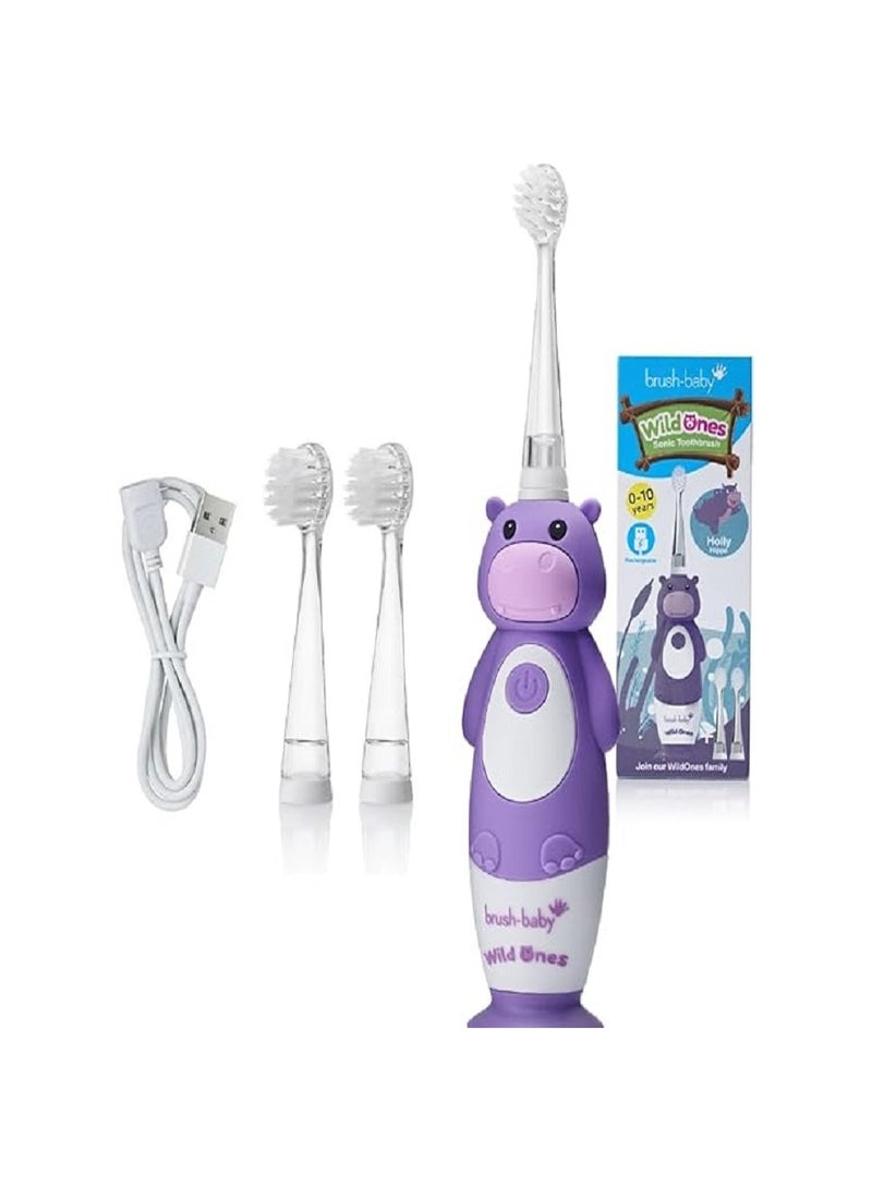 Brush-baby New WildOne Hippo Rechargeable Toothbrush