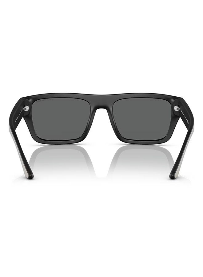 Men's Rectangular Shape Sunglasses - AX4124SU 807887 56 - Lens Size: 56 Mm