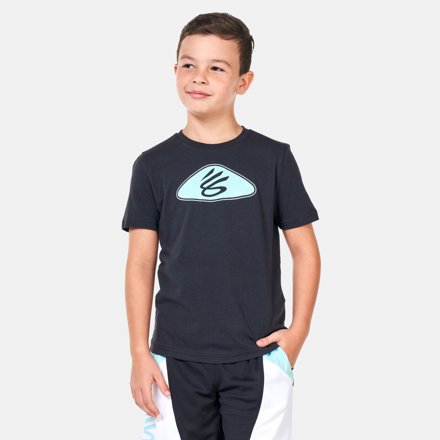 Kids' Curry Logo T-Shirt (Older Kids)