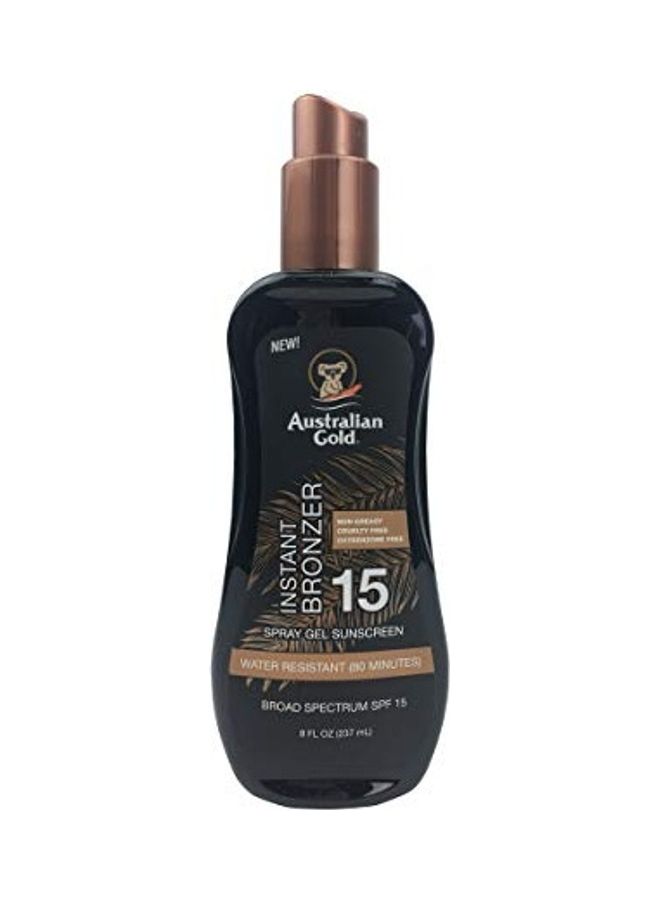 Instant Bronzer with Sunscreen Spray Gel Multicolour 237ml