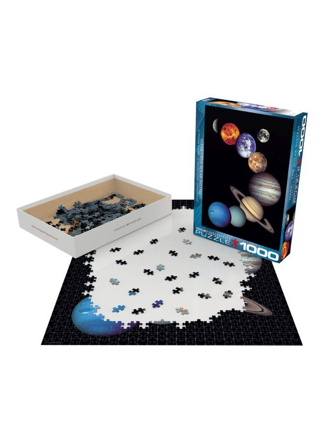 1000-Piece Nasa Solar System Jigsaw Puzzle Set 6000-0100