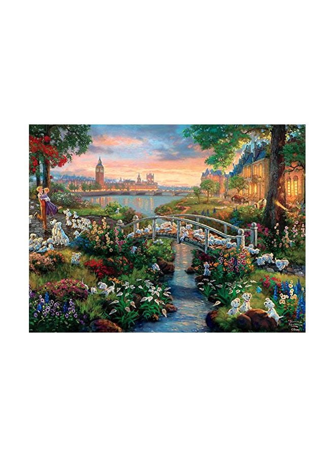 750-Piece Thomas Kinkade The Disney Collection 101 Dalmatians Jigsaw Puzzle 2903-18 2903-18