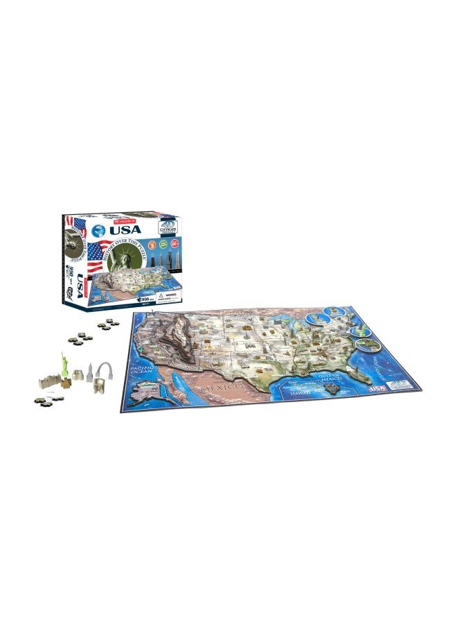 950-Piece The Country Of Usa 3D Puzzle Set 5514844