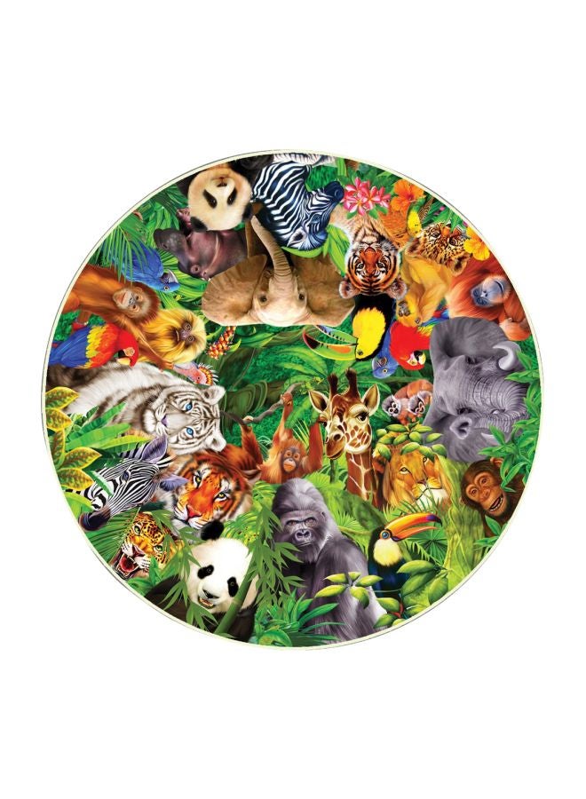 500-Piece Wild Animals Round Table Puzzle 373