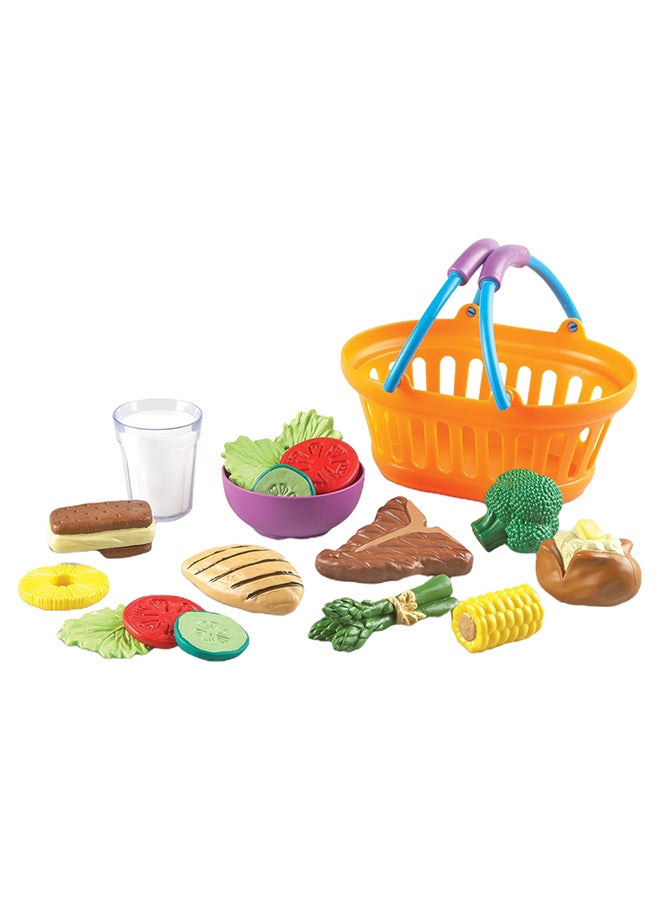 18-Piece Sprout Dinner Play Food Basket Set