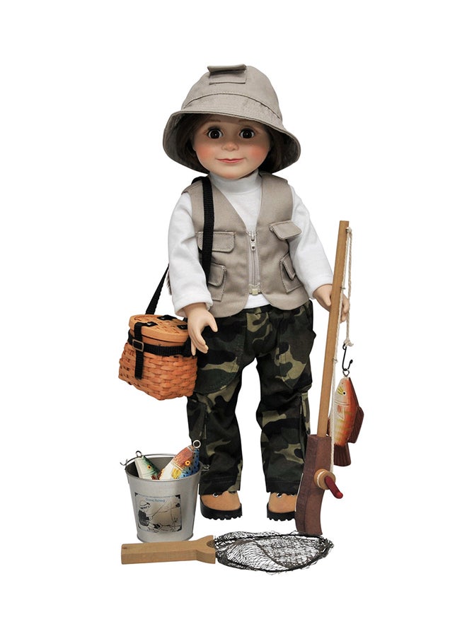 Fishing Clothes And Fishing Accessories For 18-Inch Doll