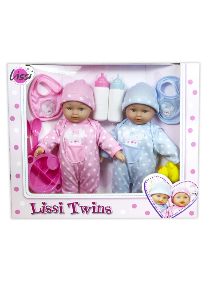 Twin Baby Doll Playset 11inch