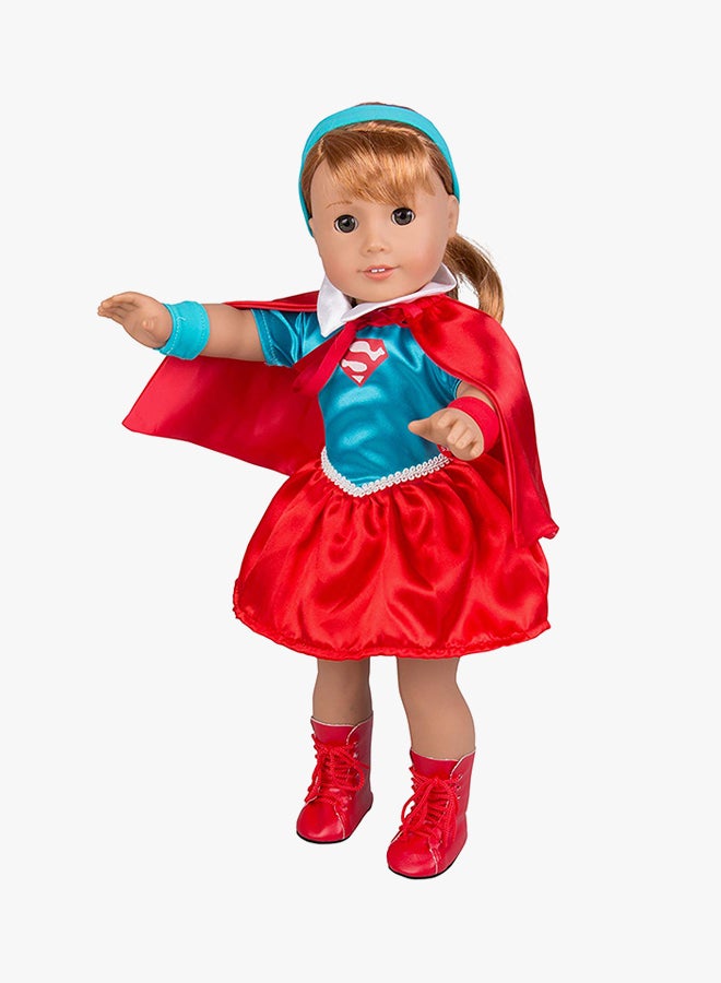 6-Piece Supergirl Inspired Doll Outfit Set