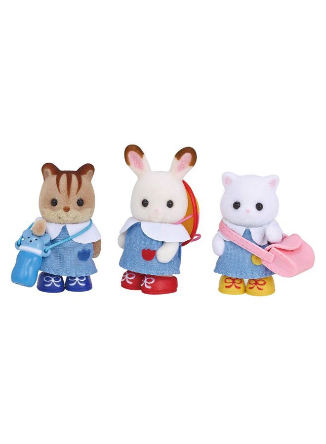 3-Piece Soft Doll Set With Accessories