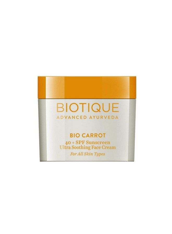 Botanicals Bio Carrot Spf40 Sunscreen Ultra Soothing Face Cream (For All Skin Types)