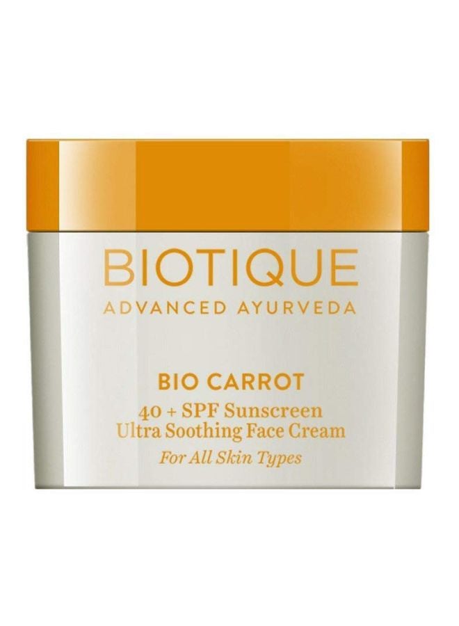 Bio Carrot Ultra Soothing Sunscreen SPF40