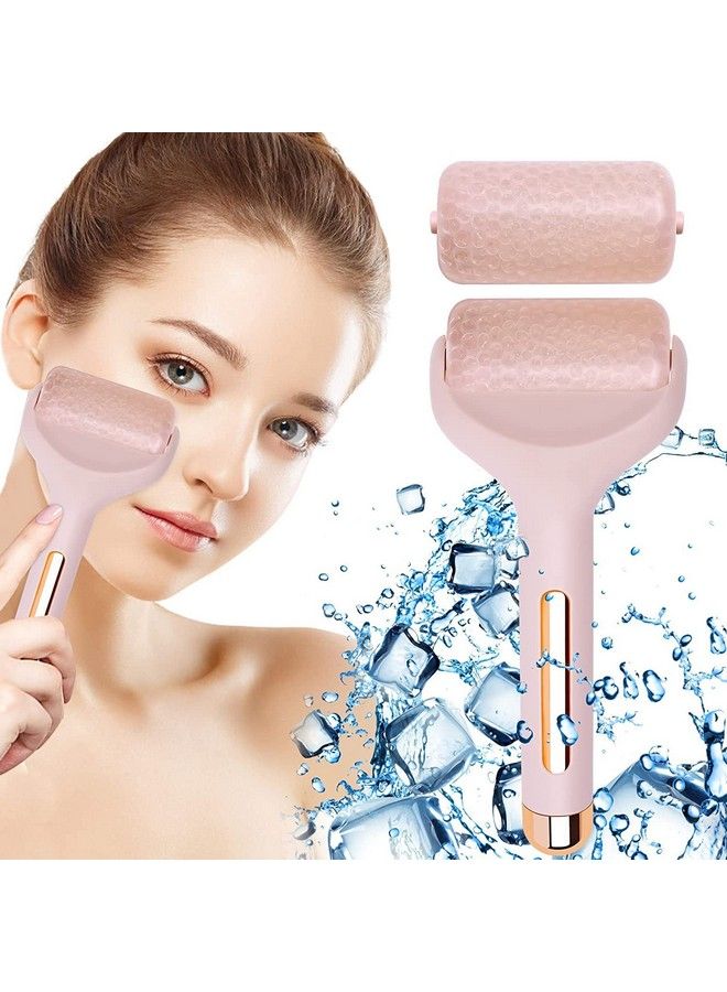 Ice Roller For Face & Eye Puffiness Large Cool Facial Ice Rollers For Women Face Massager Tighten Pores Headaches Migraine Relief Minor Injury Reduce Wrinkle Skin Care