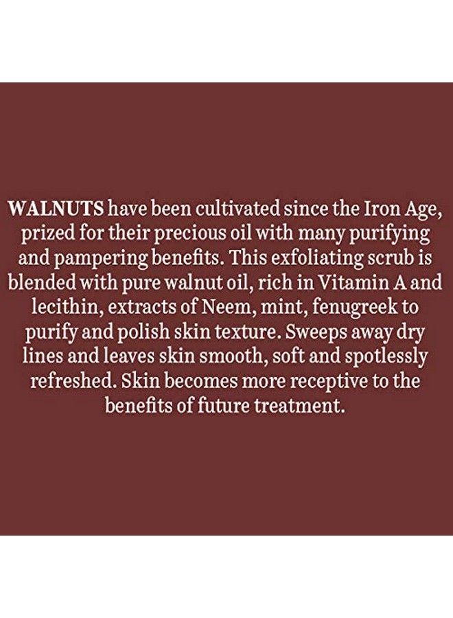 Walnut Exfoliating & Polishing Face Scrub For Normal To Dry Skin 100Gm (Pack Of 2)