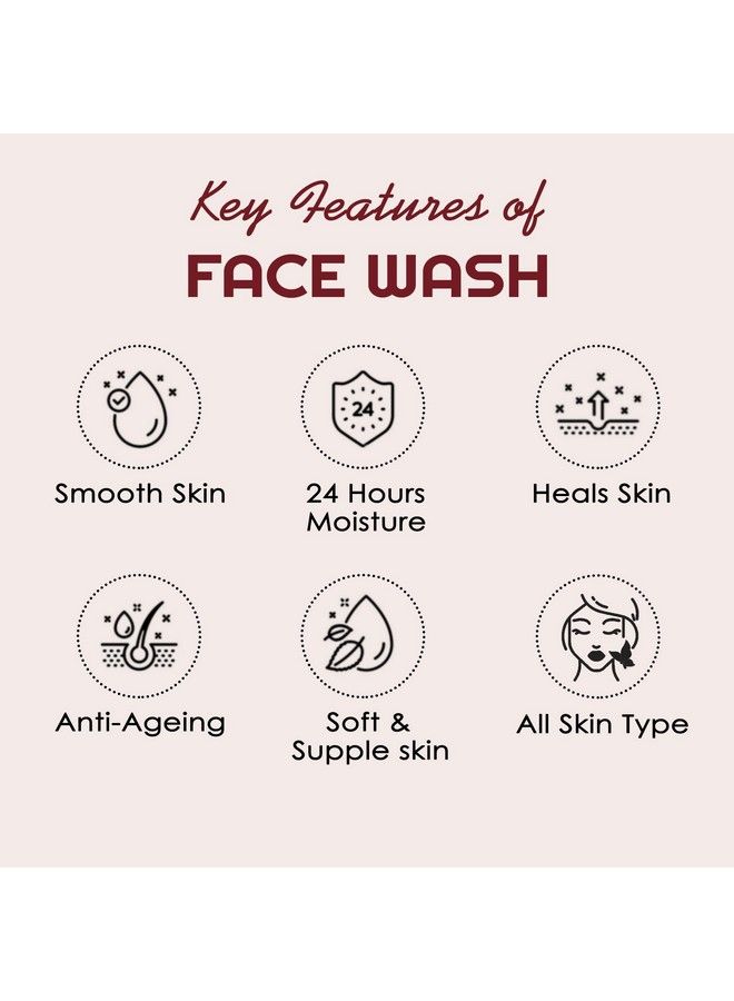 Advanced Organics Face Wash Antiageing/Reduces Wrinkles Red Wine Face Wash 100 Ml