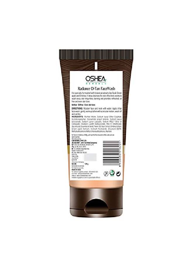 Radiance DTan Face Wash White 120 g