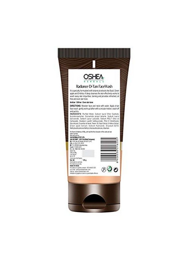 Radiance Dtan Face Wash White 120 G