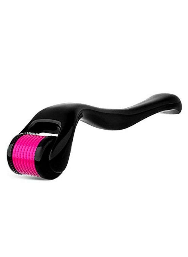 Derma Roller With 540 Titanium Alloy Micro Needles 0.5 Mm ; Suitable For Beard Also ; Reduces Hair Fall ; Stimulates Hair Follicles ; Easy To Use ; Safe & Effective