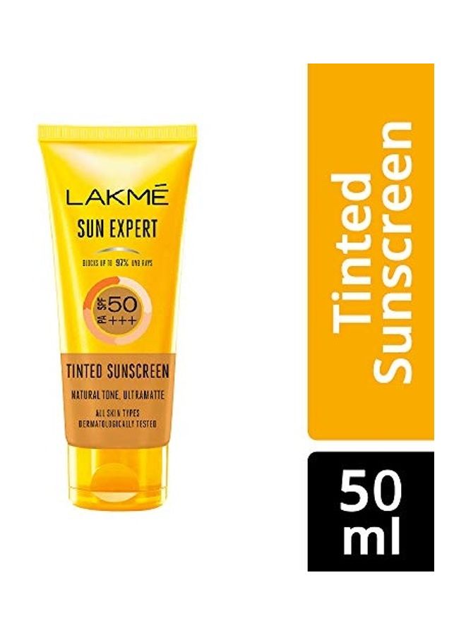 Sun Expert Tinted Sunscreen Cream Yellow 50grams