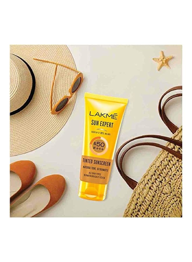 Sun Expert Tinted Sunscreen Cream Yellow 50grams