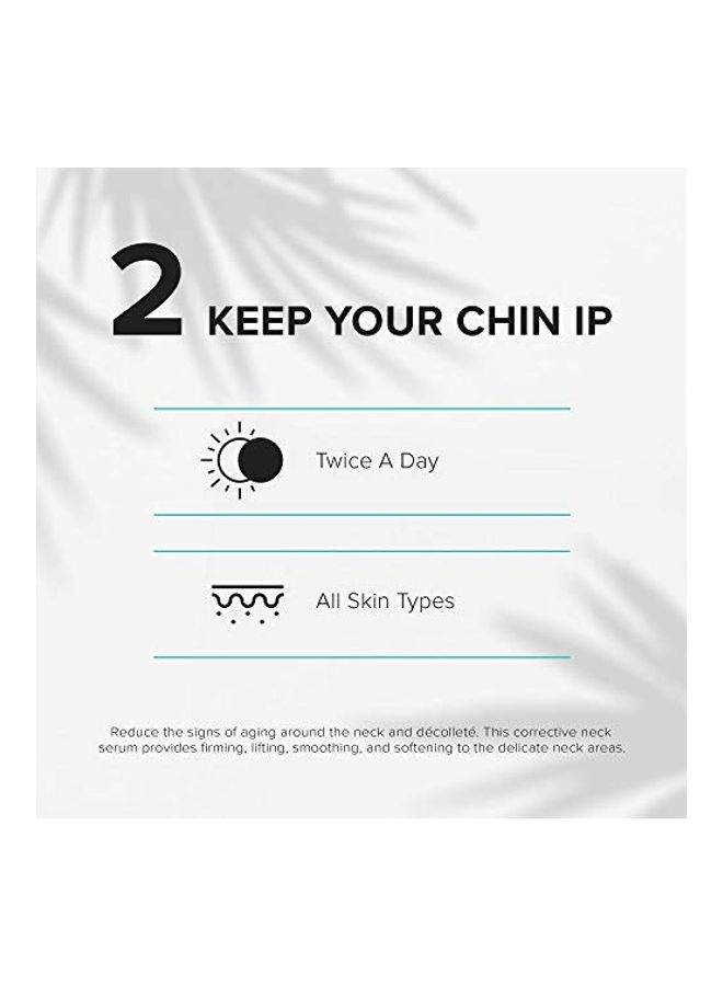 Anti-Aging Neck Serum For All Skin Types White