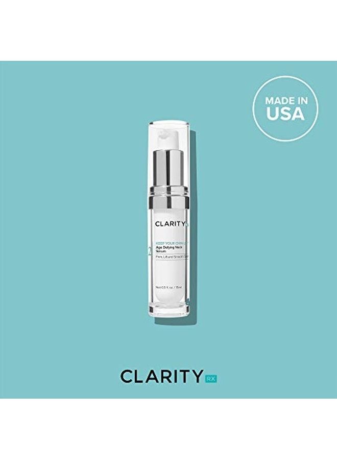 Anti-Aging Neck Serum For All Skin Types White