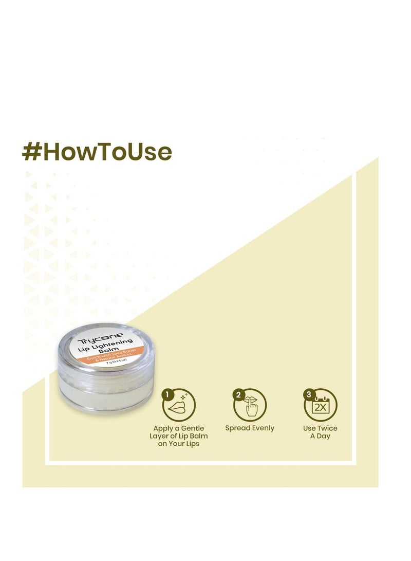 Lip Balm Enrich With Shea Butter Natural Actives for Dark Chapped and Dry Lips 7 Gm