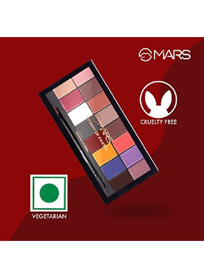 16 Color Ultra Pigmented Infinity Matte Lip Color Palette Lipstick (Shade01 36 G)