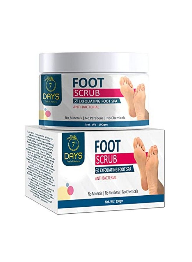 Premium Foot Scrub Dead Skin & Tan Removal 100% Natural | Turmeric | Argan | Sandalwood | Paraben & Sls Free Scrub | Made In India (100 G)