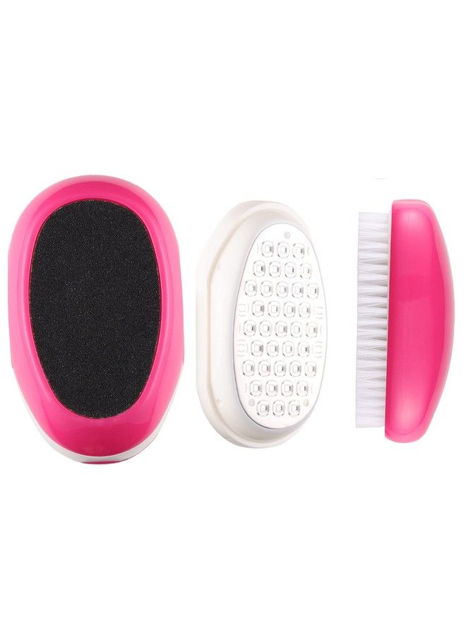 Glass Foot File Foot Scrubber Callus Remover For Wet And Dry Feet Portable Handheld Sized Foot Scraper For Cracked Heel Shinning Pink