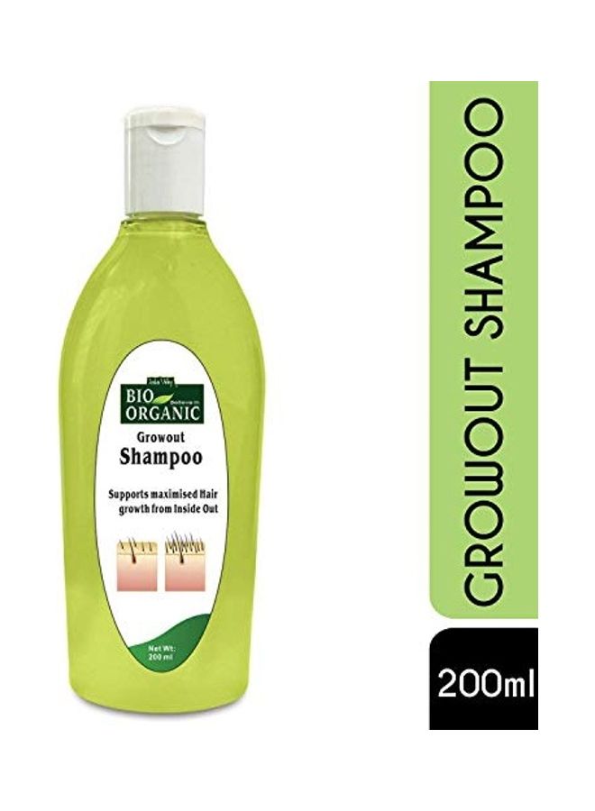 Bio Organic Natural Growout Shampoo Multicolour 200ml