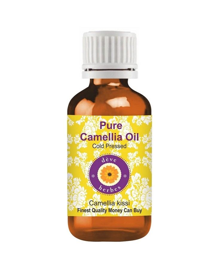 Pure Camellia Oil (Camellia Kissi) Natural Therapeutic Grade Cold Pressed 15Ml