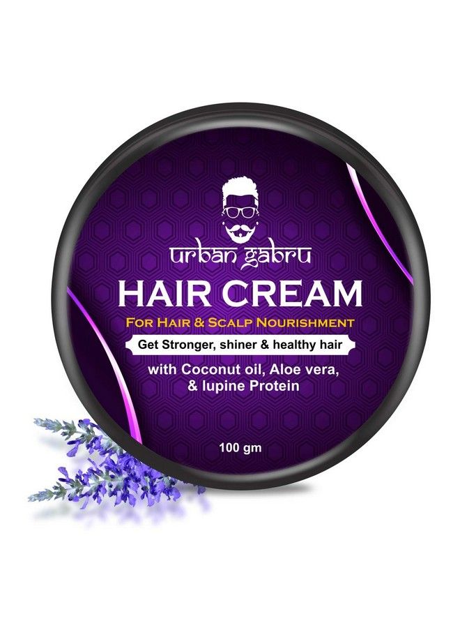 Hair Growth Cream With Coconut Aloe Vera & Protein For Hair Growth And Scalp Nourishment Daily Use 100 Gm