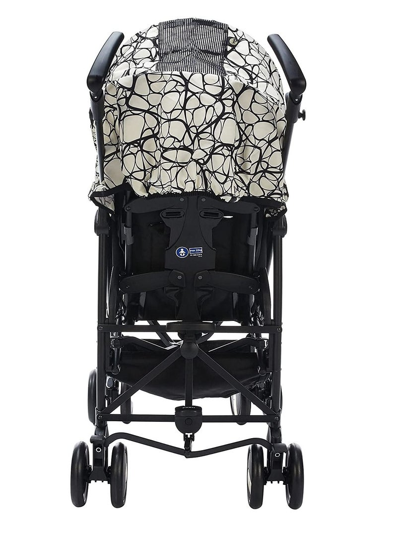 Pliko Mini Graphic Lighweight Stroller-Multicolour