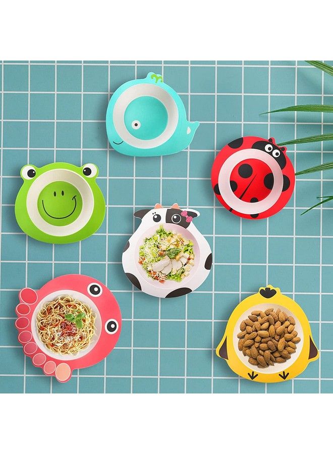 Baby Feeding Bowl Bear Design Eco Friendly Bamboo Fiber Bowl For Kids;Baby Utensils Feeding Bowl Tableware For Kids And Toddlers (Multicolor; 1 Pc)